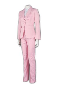 BSW248 ladies uniform custom hong kong uniform ladies suits suits hk company supplier hong kong  fitted blazer